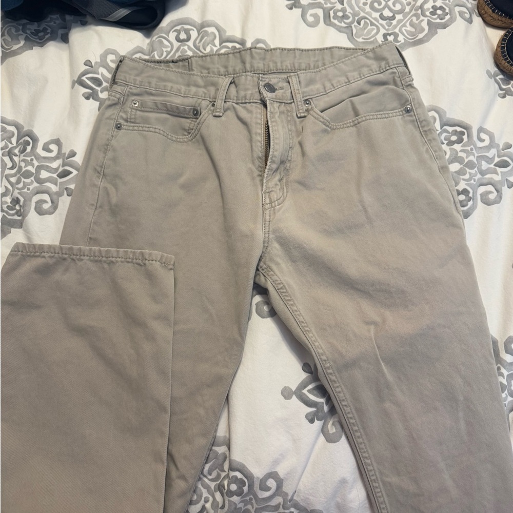 Levi’s 514 Straight Fit Khaki Pants Men’s 34x32